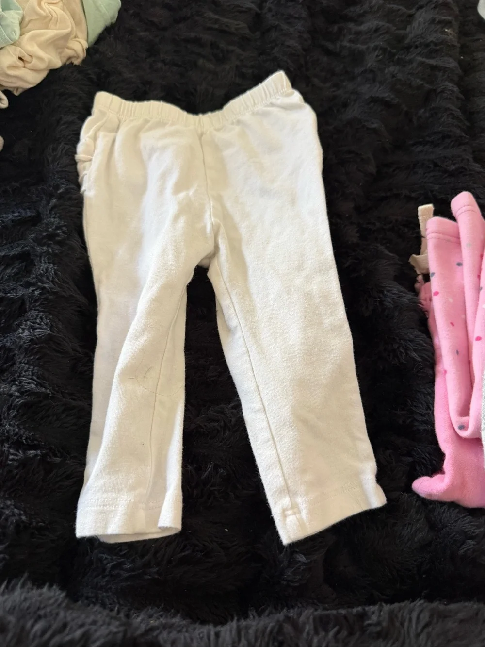 9 Pairs Of Pants 6-12 month Baby Girl